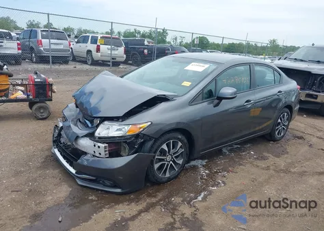 2013 Honda Civic Lx z USA, uszkodzony, nr VIN 2HGFB2F58DH586730